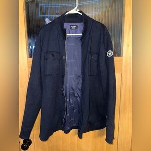 Holbrook Edwin Windproof Shirt Jacket- Navy Size Large $350.00 Retail
